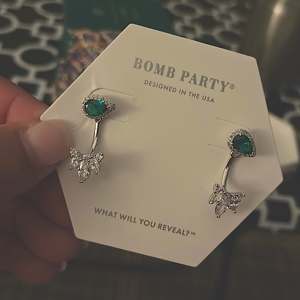 Sparkling Gems- Bomb Party earrings